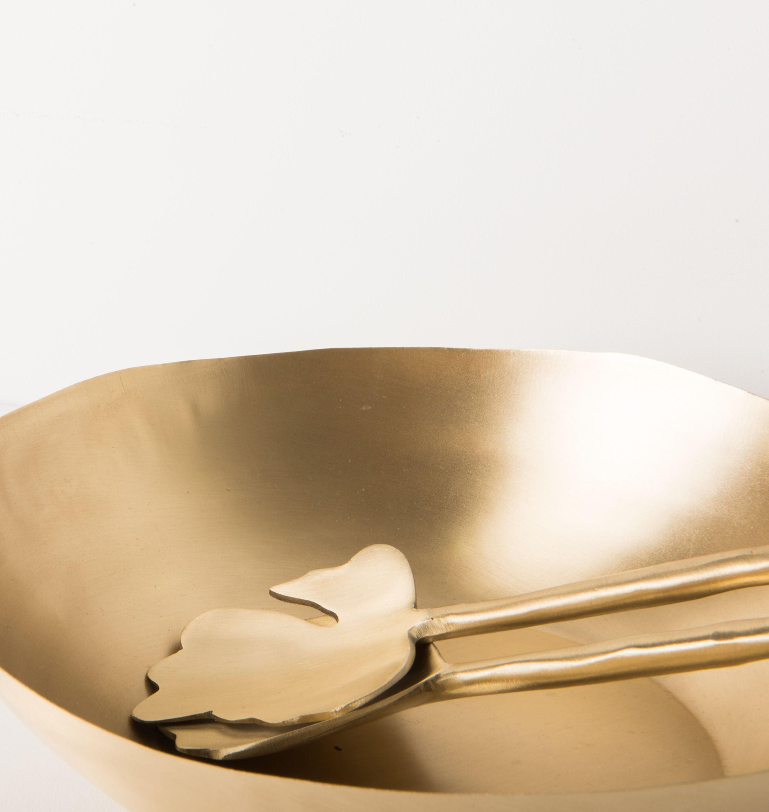 Salatbesteck „Leaves“ – 2er Set in Geschenkverpackung