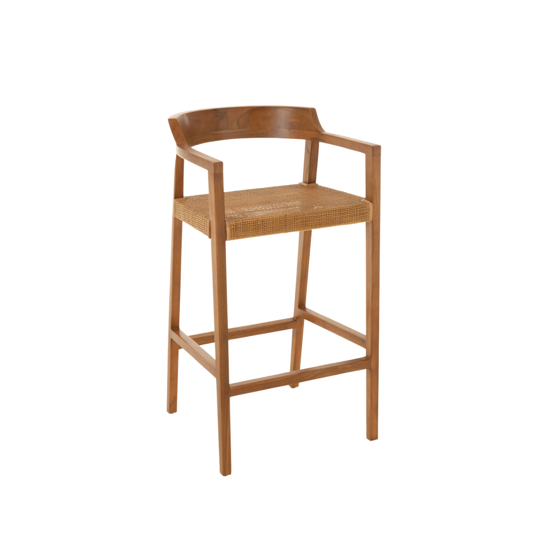 Barhocker Emma - Teak Braun