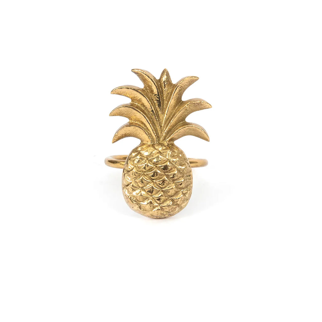 Ananas Serviettenring - Gold